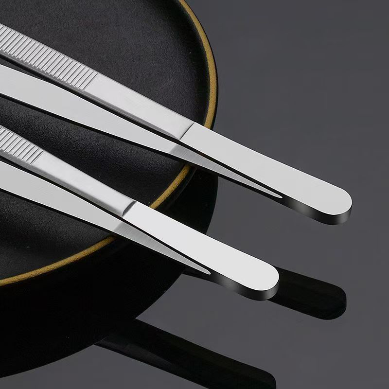 Multi-purpose Stainless Steel Anti-slip BBQ & Baking Tongs