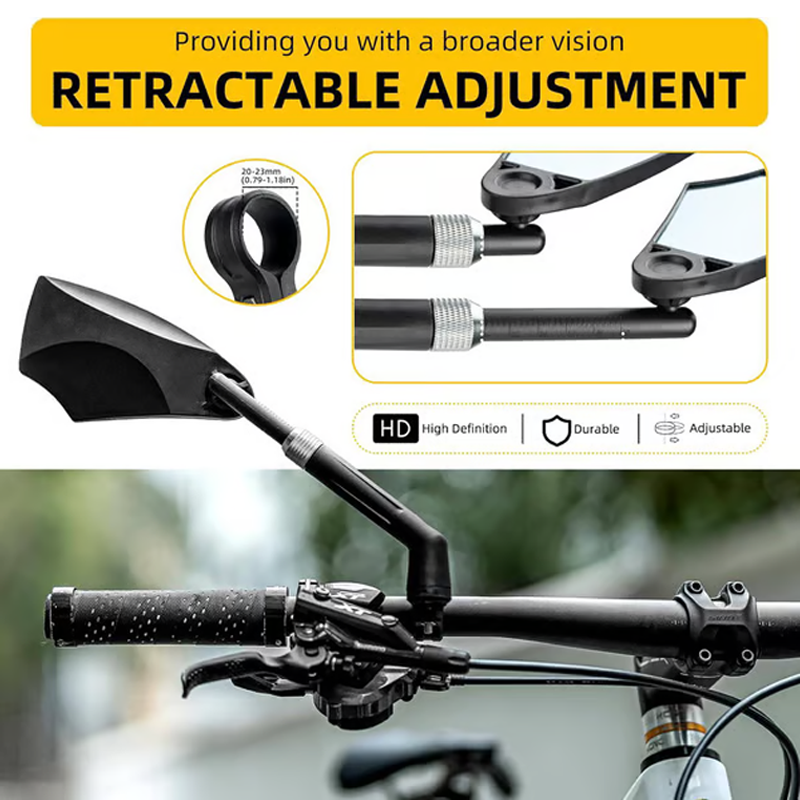 ⏳Limited-time 50% off⏰360° Adjustable Handlebar Bike Mirror🚵♂️