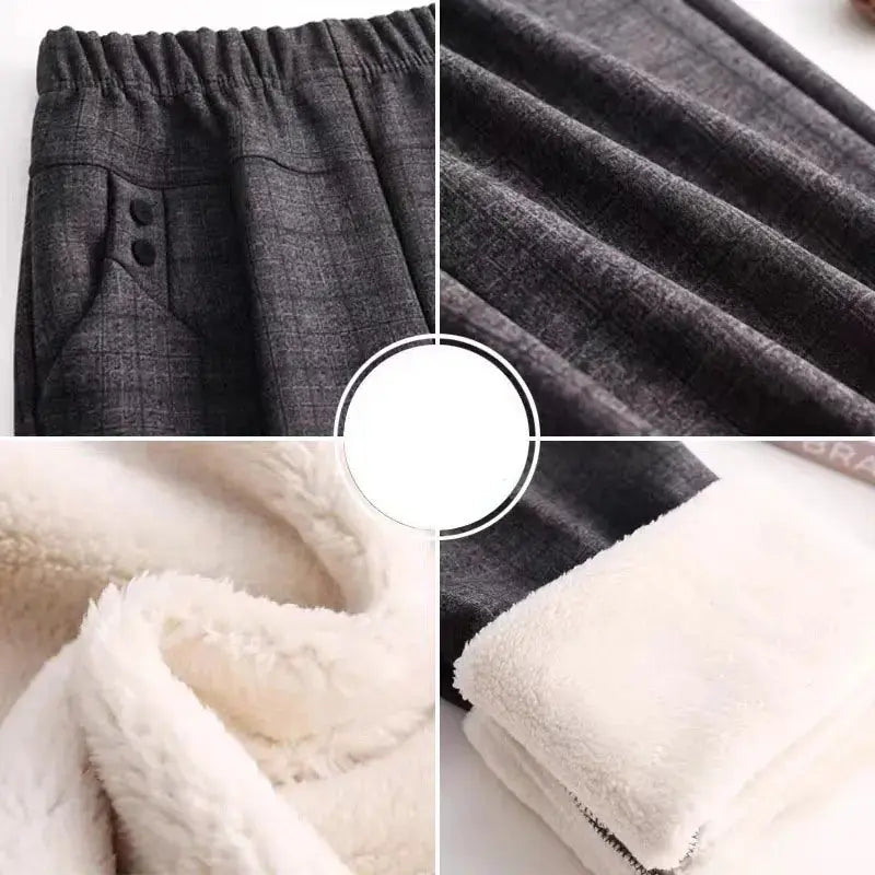 Women’s Stylish Plush Straight-leg Pants(50% OFF) spiyle