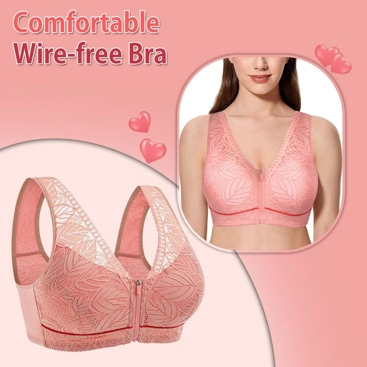 šŖāØ50% OFF Flash Saleš„ - Wireless Front Close Bras spiyle