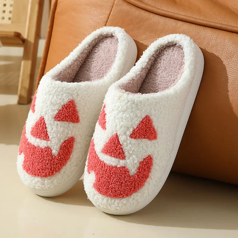 Cozy Fall Spooky Slippers jolieaprile11