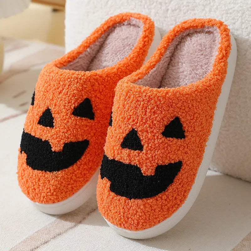Cozy Fall Spooky Slippers jolieaprile11