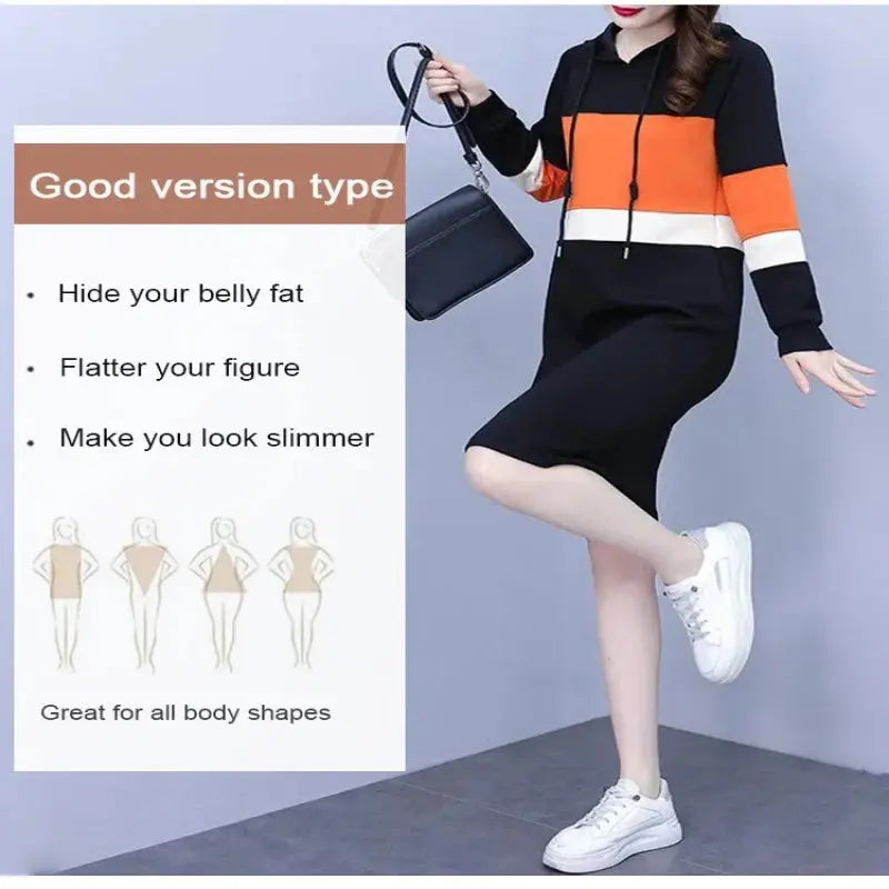 Women's Fashion Temperament Hooded Dress(50% OFF) spiyle