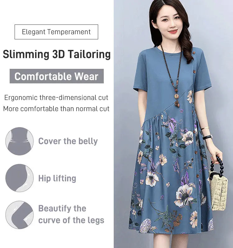 🔥NEW YEAR SALE 48% OFF🔥High-end Cotton and Linen Dress spiyle