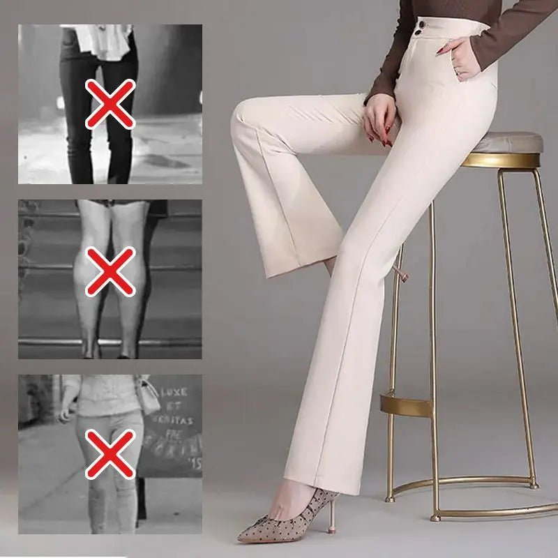 Women’s Fashion Elegant Flare Trousers(50% OFF) spiyle