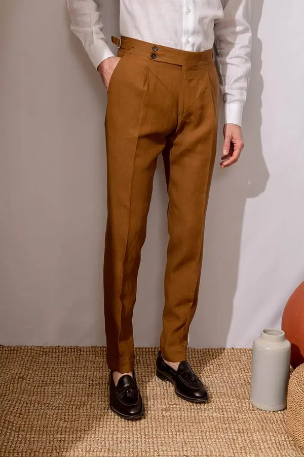 Men's Solid Color Straight Casual Trousers spiyle