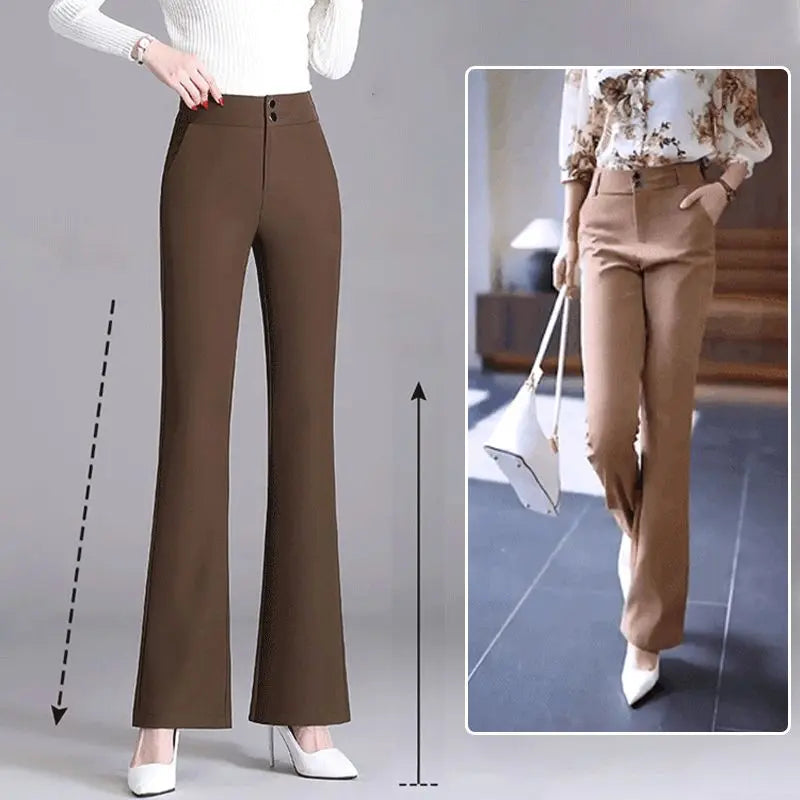 Women’s Fashion Elegant Flare Trousers(50% OFF) spiyle