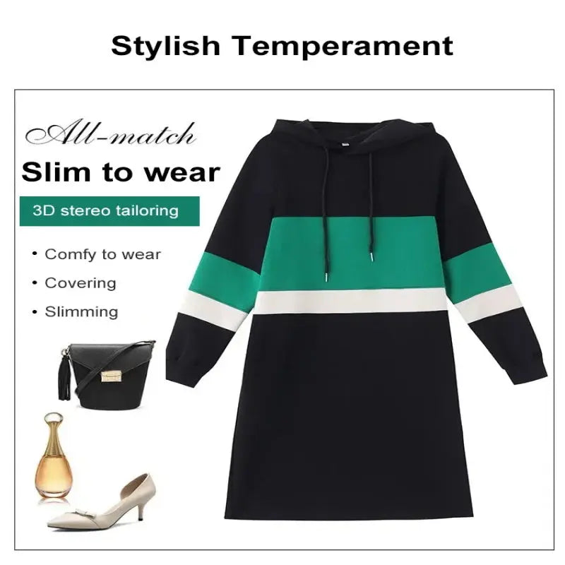 Women's Fashion Temperament Hooded Dress(50% OFF) spiyle