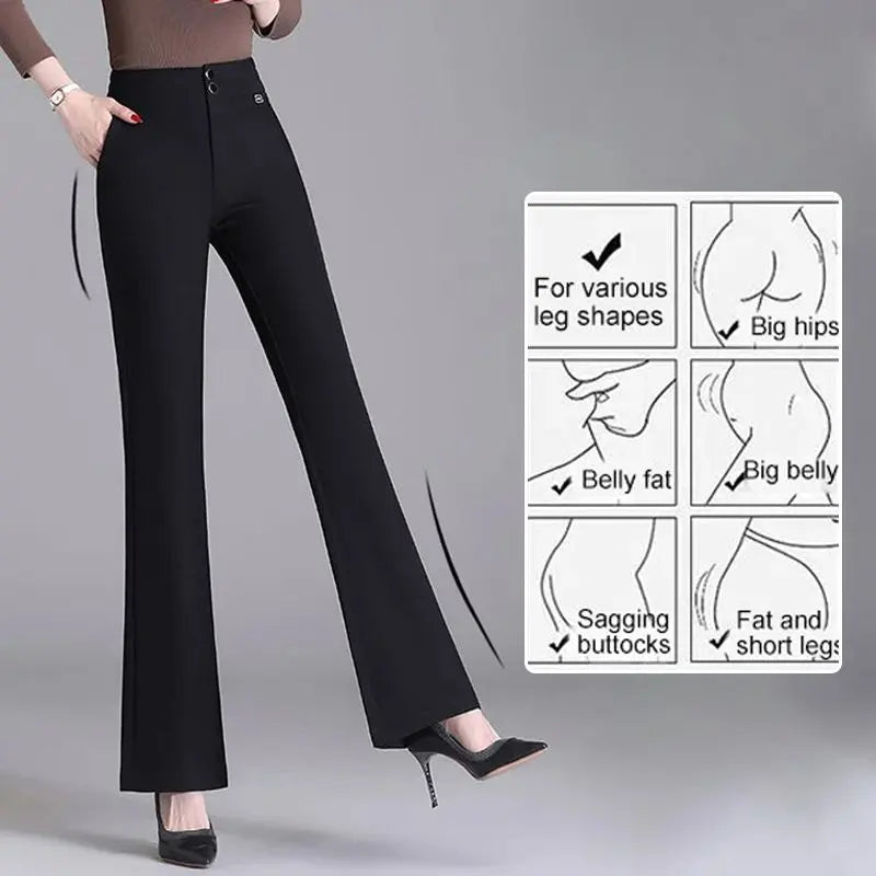 Women’s Fashion Elegant Flare Trousers(50% OFF) spiyle