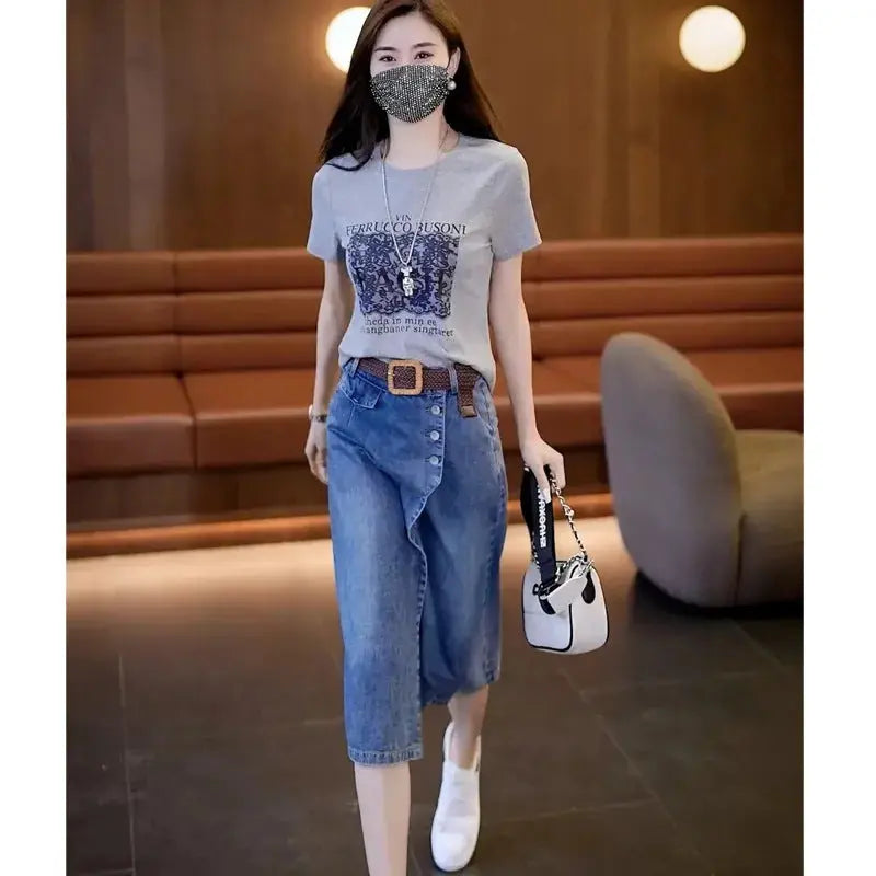 🔥New Year Hot Sale🔥Denim Half Skirt spiyle