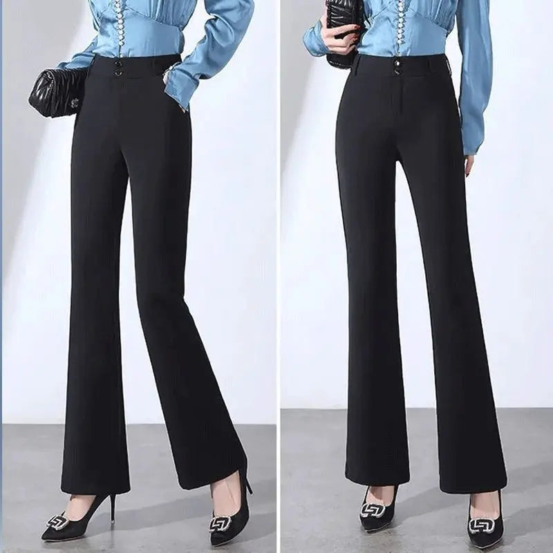 Women’s Fashion Elegant Flare Trousers(50% OFF) spiyle