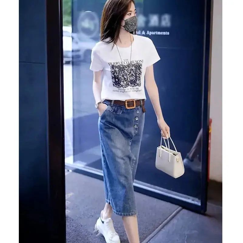 🔥New Year Hot Sale🔥Denim Half Skirt spiyle