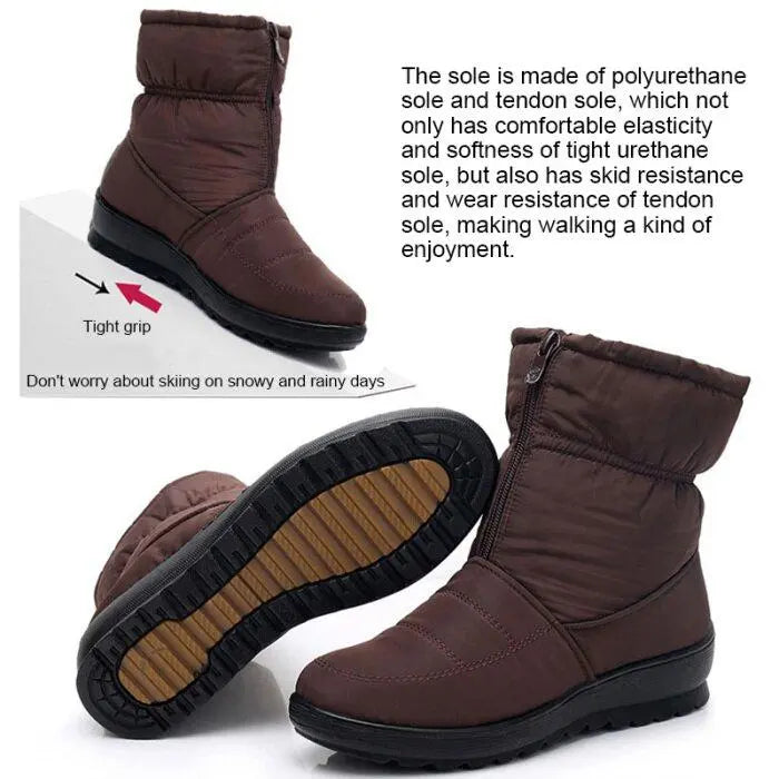 🔥✨Christmas Hot Sale 49% OFF🔥🎅 Women's Waterproof Snow Boots spiyle