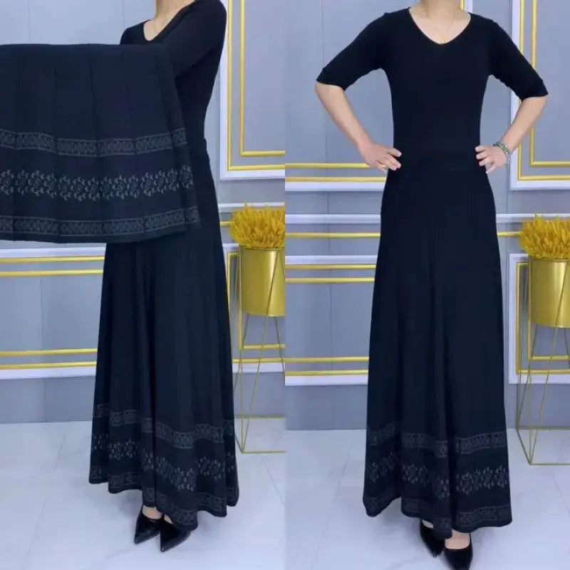 Autumn/Winter Thickened High Waist Skirt spiyle