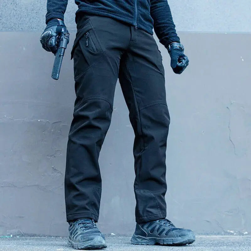 Men's Soft Shell Waterproof Hiking Winter Tactical Pants aimtoyou