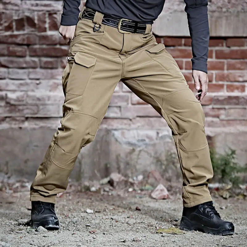 Men's Soft Shell Waterproof Hiking Winter Tactical Pants aimtoyou