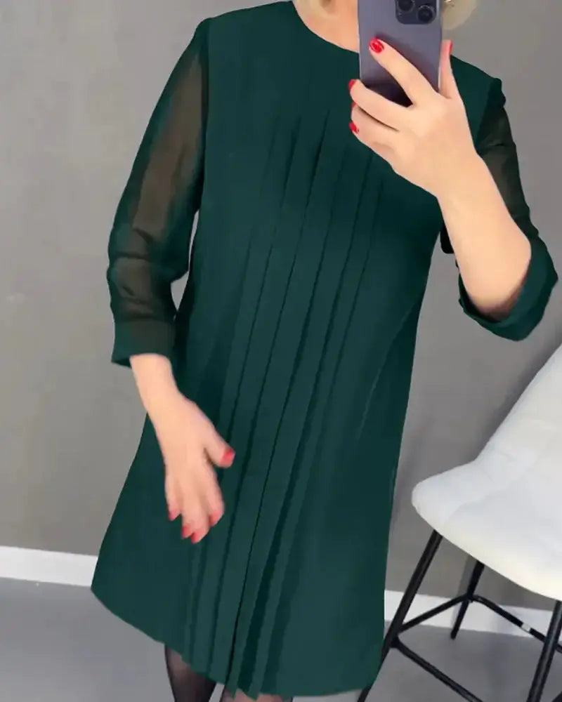 🎉New Product Launch💐 – Mid Sleeve Straight Dress(53% OFF) spiyle