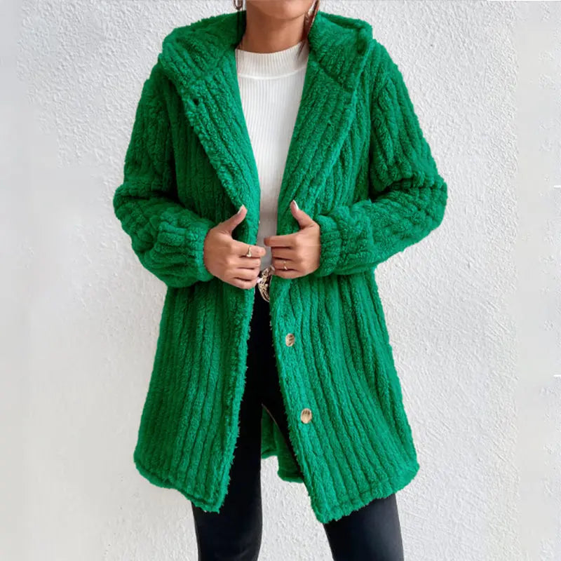 🎁【The Perfect Winter Gift】 Button Down Hooded Knit Cardiga spiyle