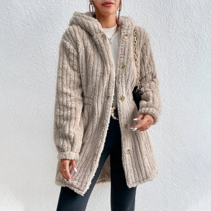 🎁【The Perfect Winter Gift】 Button Down Hooded Knit Cardiga spiyle