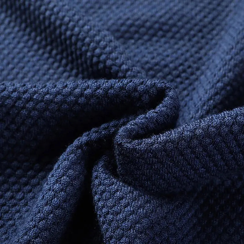 Men's Lapel Casual Knitted Sweater aimtoyou