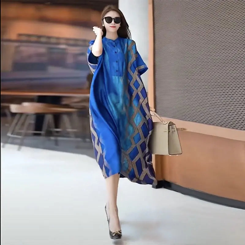 🎉New Product Launch💐 – Half Button Flowy Maxi Dress(50%OFF) spiyle
