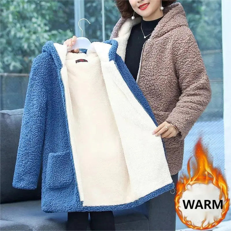 🔥HOT SALE 32.99🔥🎅Women's Hooded Padded Thickened Winter Jacket(42%OFF) spiyle