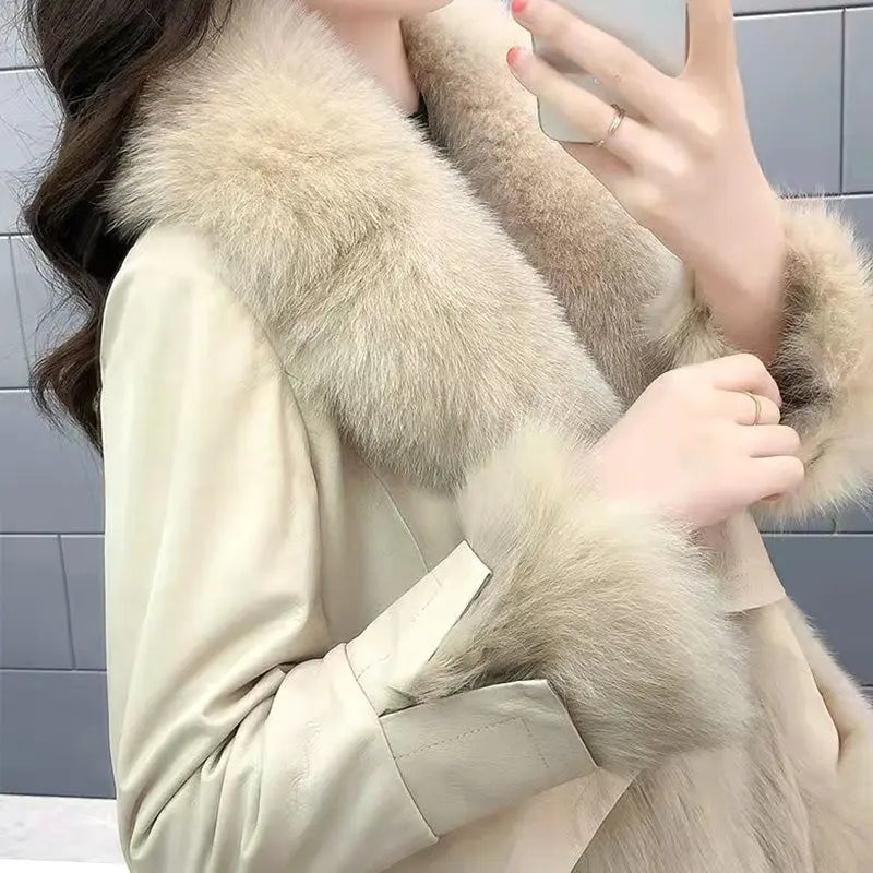 🔥HOT SALE🔥Gift Choice -Women's Mid-Length Faux Fur Coat(46%OFF) spiyle