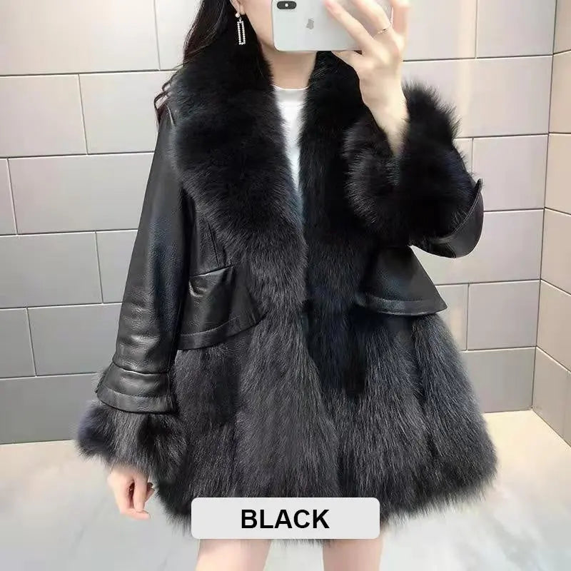 🔥HOT SALE🔥Gift Choice -Women's Mid-Length Faux Fur Coat(46%OFF) spiyle
