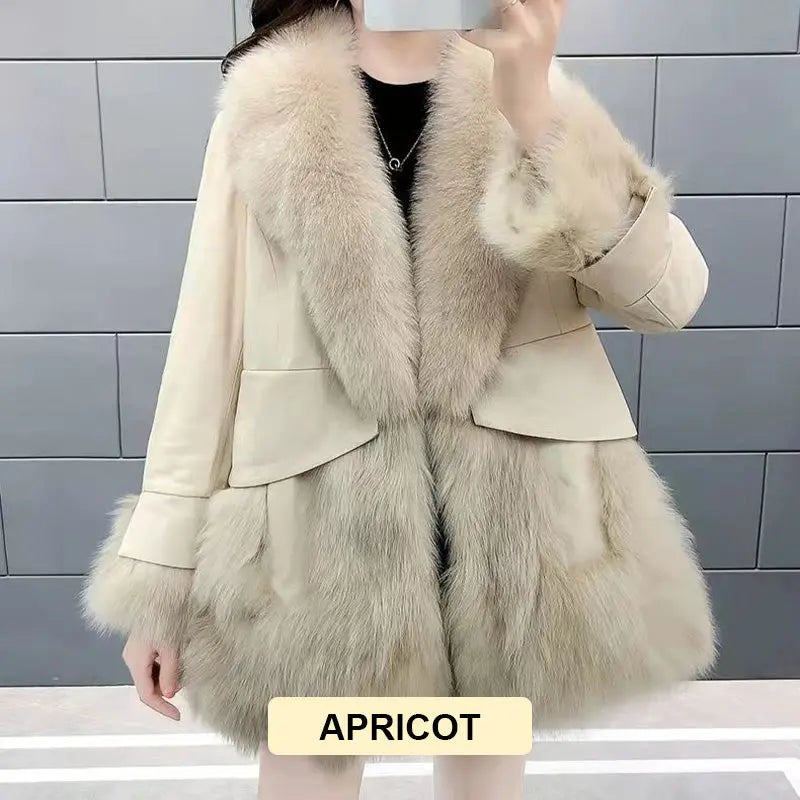🔥HOT SALE🔥Gift Choice -Women's Mid-Length Faux Fur Coat(46%OFF) spiyle