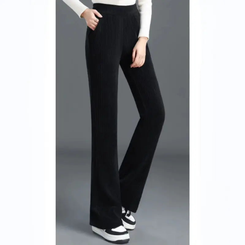 š„HOT SALEš„Best Gift for Her - Women's Versatile Simple Stretch Elastic Waist Loose Wide Leg Pants(40%OFF) spiyle