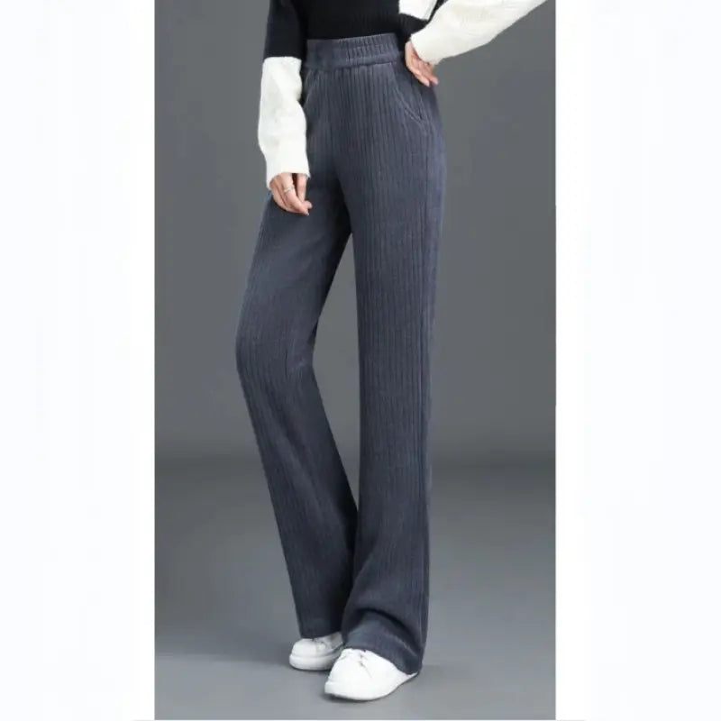 š„HOT SALEš„Best Gift for Her - Women's Versatile Simple Stretch Elastic Waist Loose Wide Leg Pants(40%OFF) spiyle