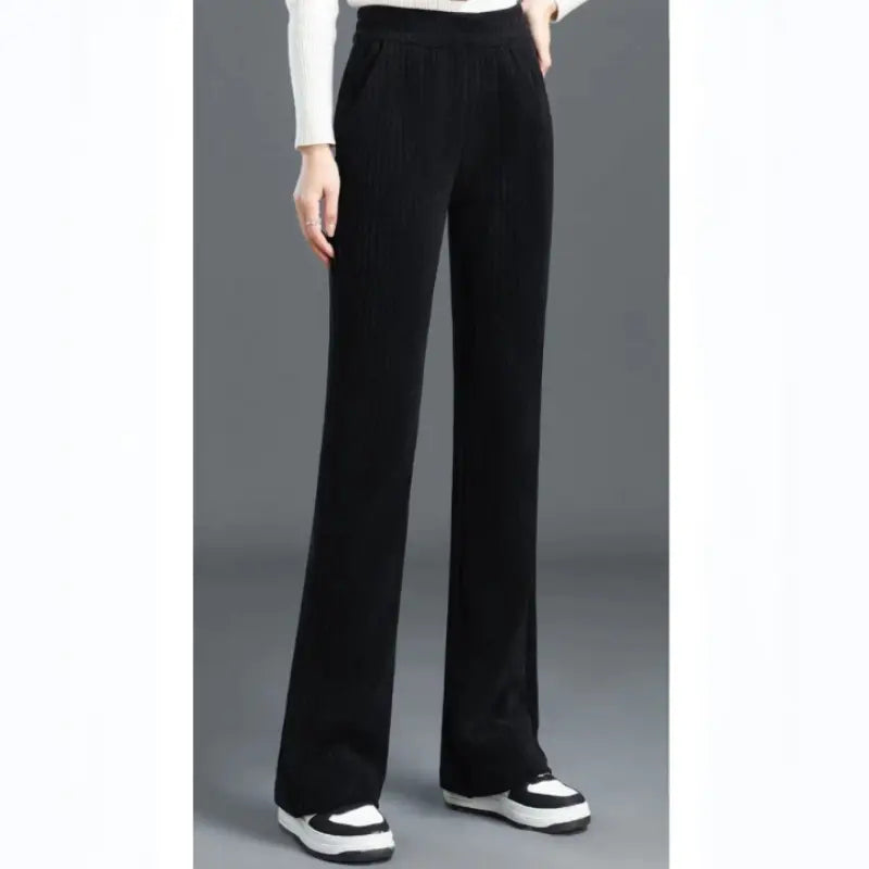 š„HOT SALEš„Best Gift for Her - Women's Versatile Simple Stretch Elastic Waist Loose Wide Leg Pants(40%OFF) spiyle