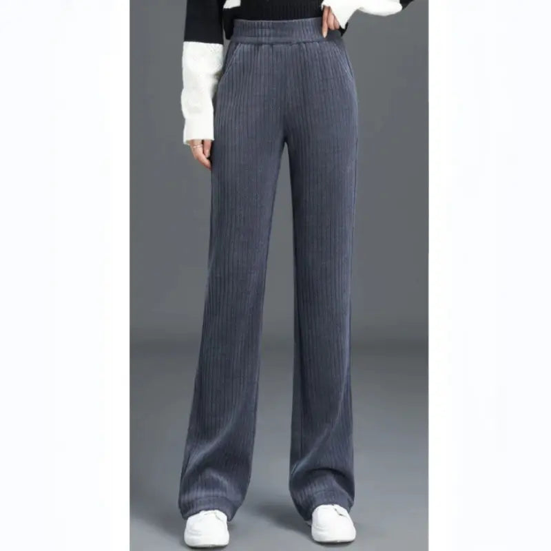 š„HOT SALEš„Best Gift for Her - Women's Versatile Simple Stretch Elastic Waist Loose Wide Leg Pants(40%OFF) spiyle