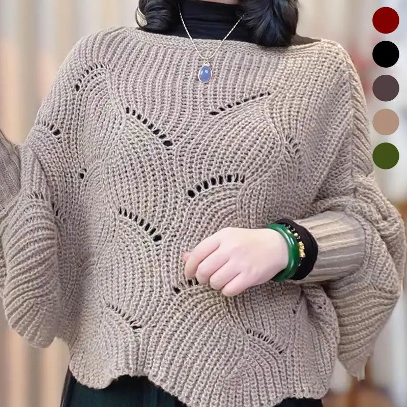 🔥HOT SALE 29.99🔥Great Gift! Lady's Bat Sleeve Knitting Shawl(40%OFF) spiyle