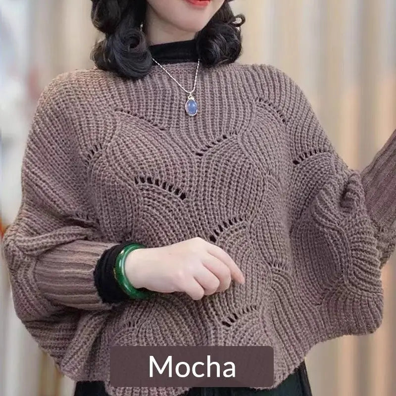 🔥HOT SALE 29.99🔥Great Gift! Lady's Bat Sleeve Knitting Shawl(40%OFF) spiyle