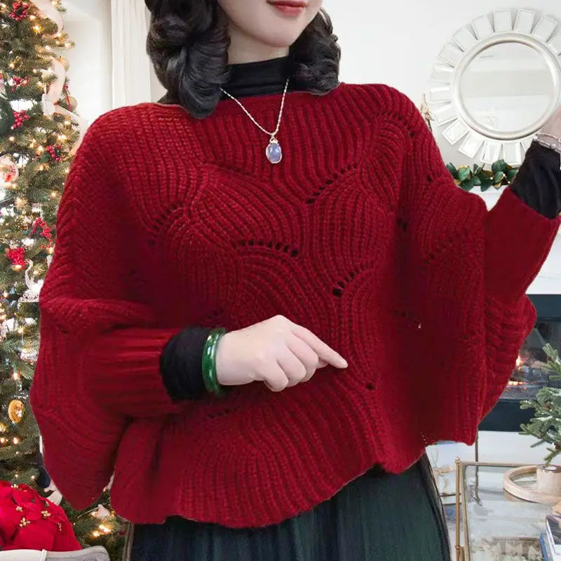 🔥HOT SALE 29.99🔥Great Gift! Lady's Bat Sleeve Knitting Shawl(40%OFF) spiyle