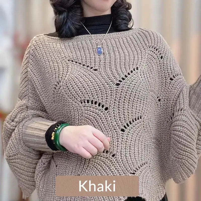 🔥HOT SALE 29.99🔥Great Gift! Lady's Bat Sleeve Knitting Shawl(40%OFF) spiyle