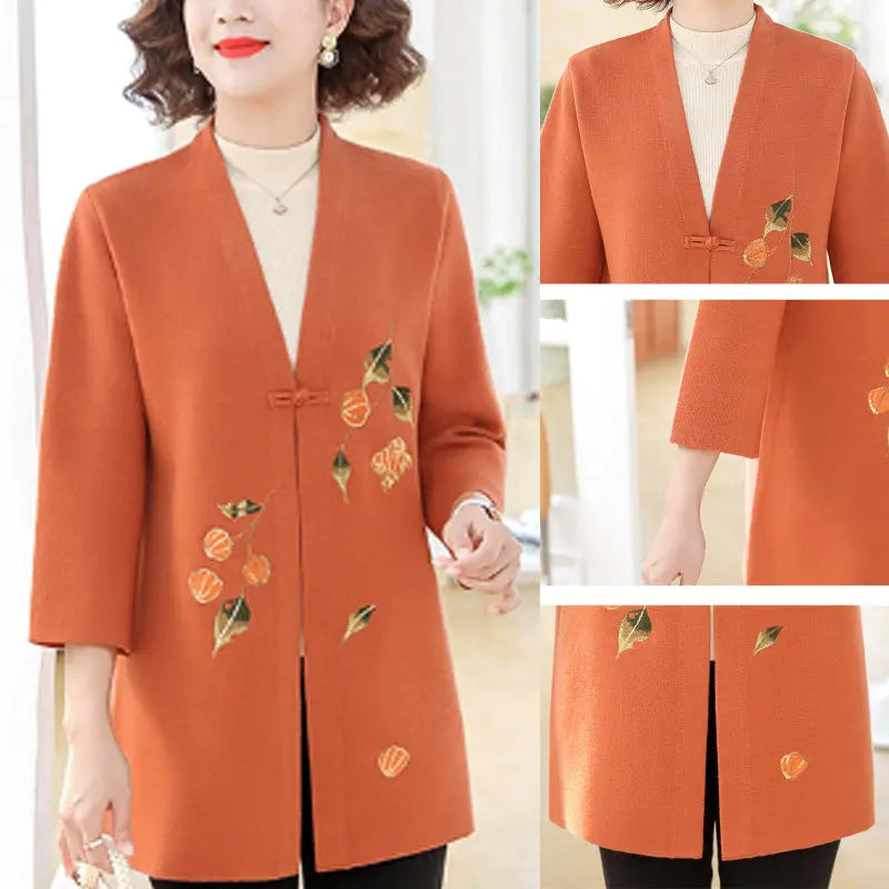 🔥HOT SALE 🔥Women's Mid-length Knit Cardigan Sweaters Coat(47%OFF) spiyle