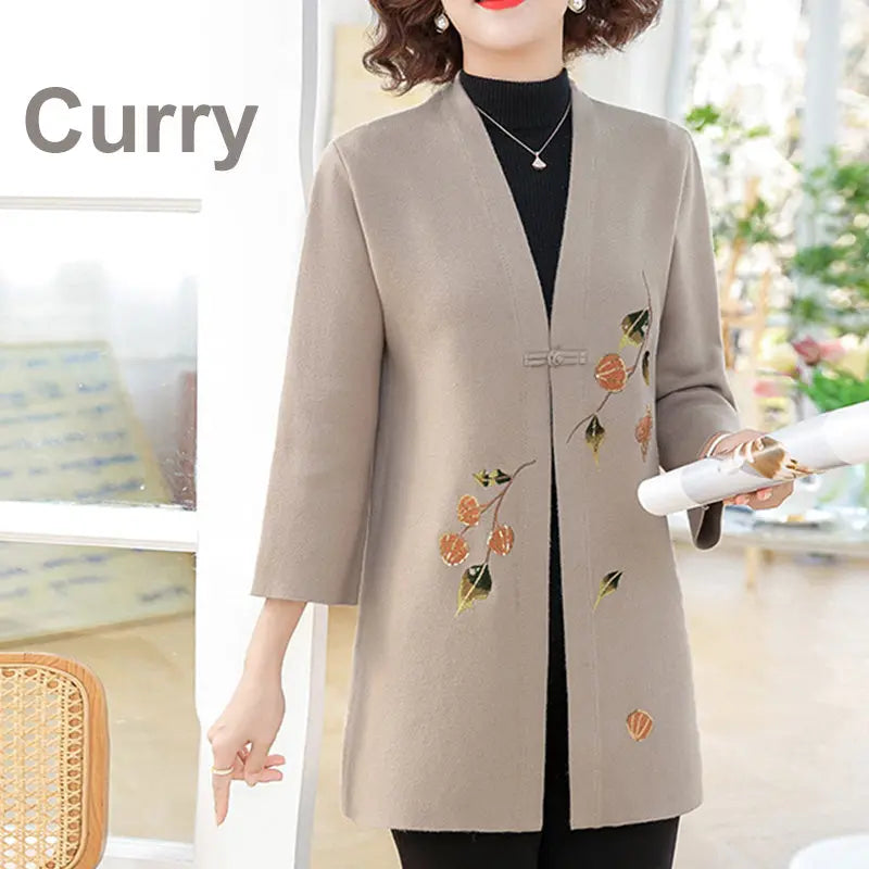 🔥HOT SALE 🔥Women's Mid-length Knit Cardigan Sweaters Coat(47%OFF) spiyle