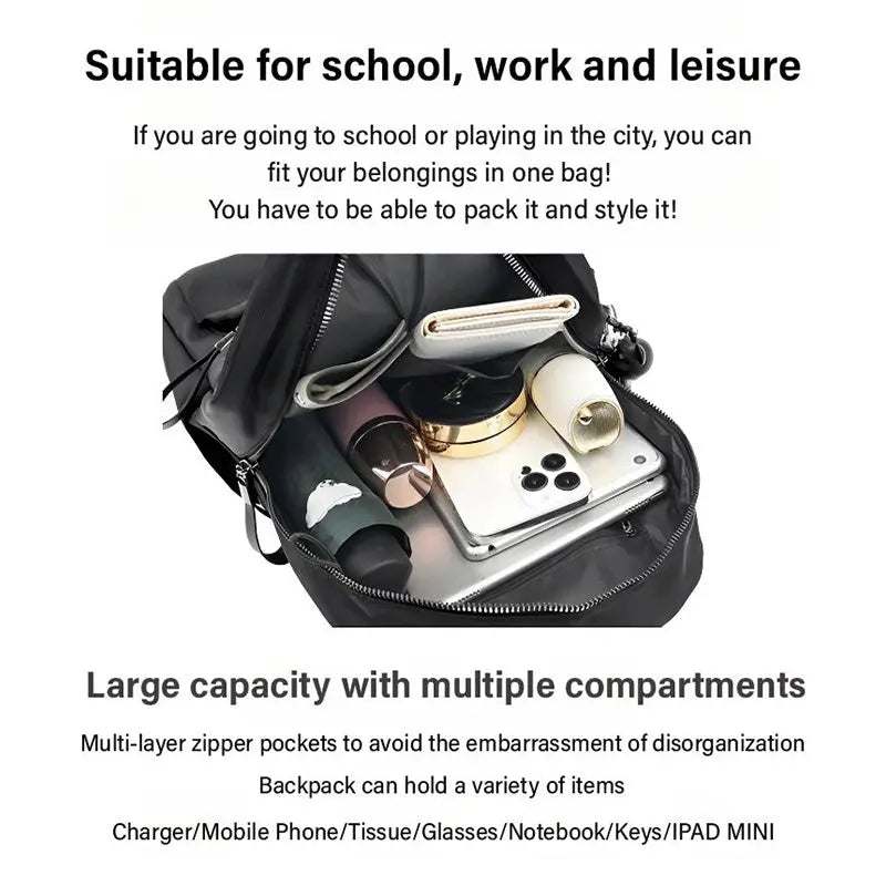 🔥HOT SALE🔥 Casual Lightweight Waterproof Large Capacity Travel Backpack(47%OFF) spiyle