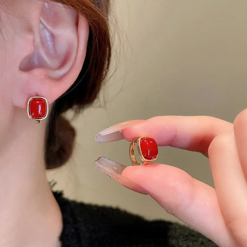 🔥✨HOT SALE🎅🎁Best Gift for Her - Fashion Retro Geometric Square Earrings spiyle