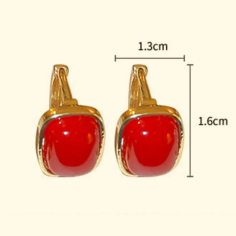 🔥✨HOT SALE🎅🎁Best Gift for Her - Fashion Retro Geometric Square Earrings spiyle
