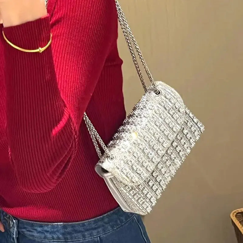 🎅🎄Christmas Early Sale 45% OFF🎄Women's Luxury Colorful Rhinestone Bag spiyle