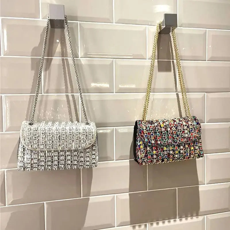 🎅🎄Christmas Early Sale 45% OFF🎄Women's Luxury Colorful Rhinestone Bag spiyle
