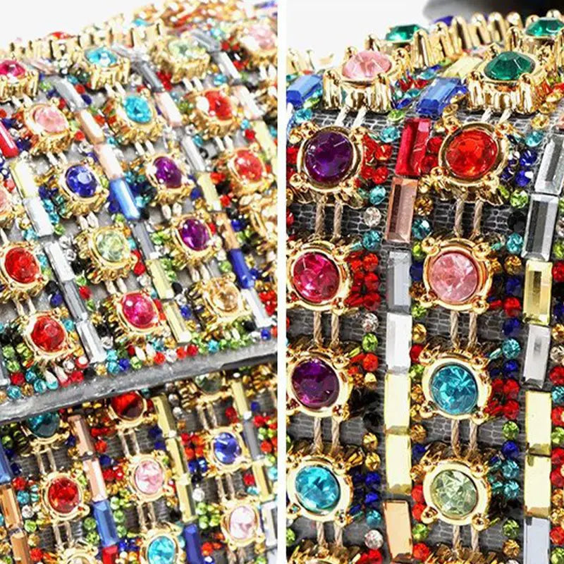 🎅🎄Christmas Early Sale 45% OFF🎄Women's Luxury Colorful Rhinestone Bag spiyle