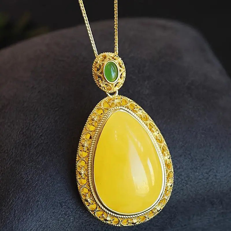 🔥50% OFF🔥 Elegant Lucky Flower Pendant Necklace spiyle