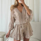 🔥2025 HOT SALE🔥 Casual Short V-Neck Lace Suit