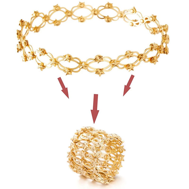 ⏳Time-limited Special⏰Magic 2 in 1 Foldable Ring Bracelet
