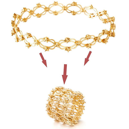 ⏳Time-limited Special⏰Magic 2 in 1 Foldable Ring Bracelet