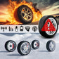 ⏳Time-limited Special⏰Solar Four Wheel Tire Pressure Monitor with Real-Time Display
